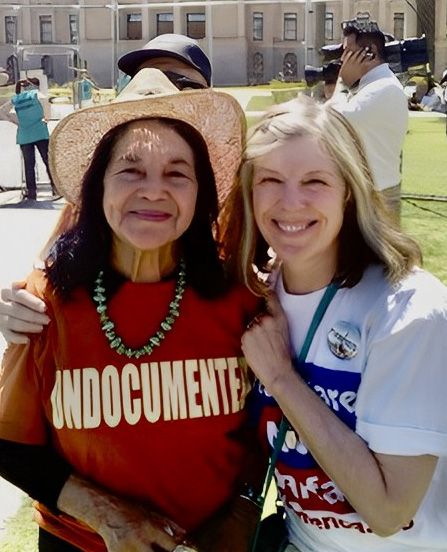 with Dolores Huerta
